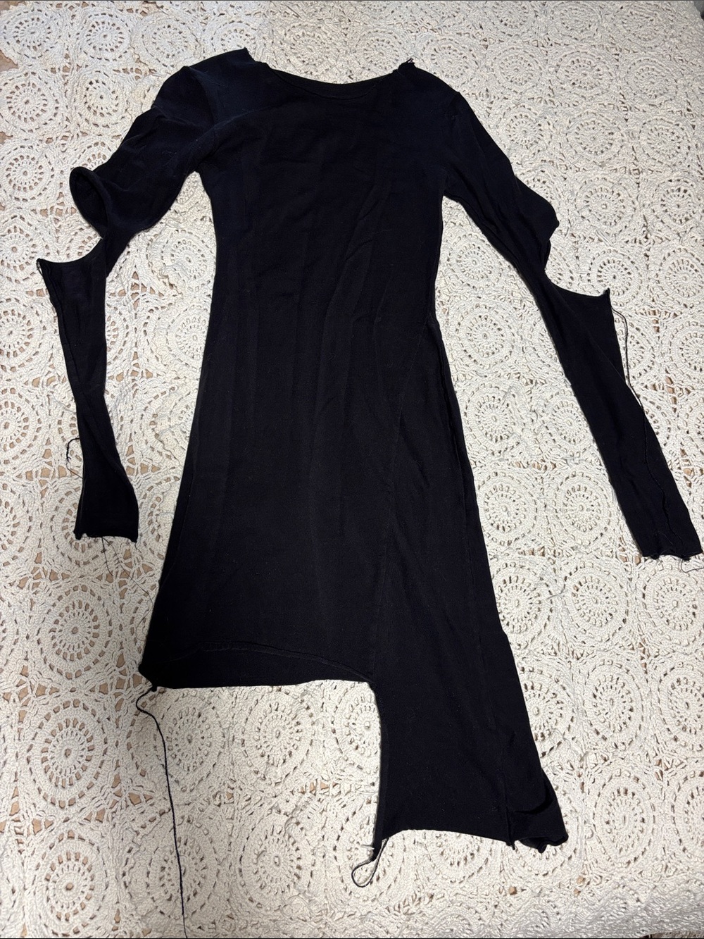 Black Distressed Dress